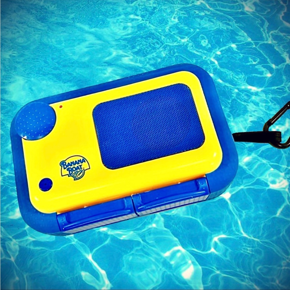 Banana Boat Yellow and Blue Floating Waterproof Speaker